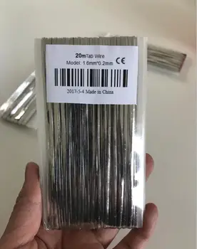 

DIY Solar Panel Solar Cell Welding Wire Strip 20m 1.6*0.2mm Tabbing wire solder wire Freeshipping!