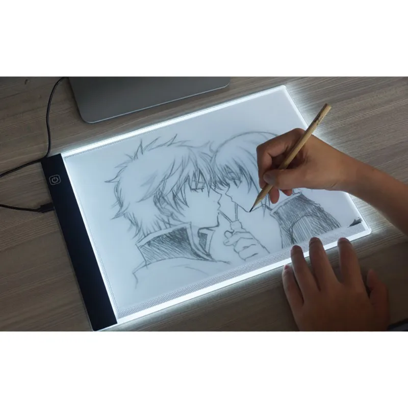 

A4 LED Light Box Tracer Digital Tablet Graphic Tablet Writing Painting Drawing Ultra-thin Tracing Copy Pad Board Artcraft Sketch