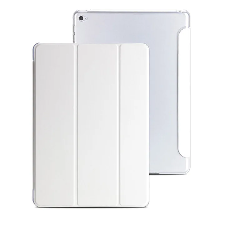 GOLP из искусственной кожи смарт-чехол для ipad 9,7 5th 6th поколения Coque откидная крышка для ipad чехол - Цвет: White