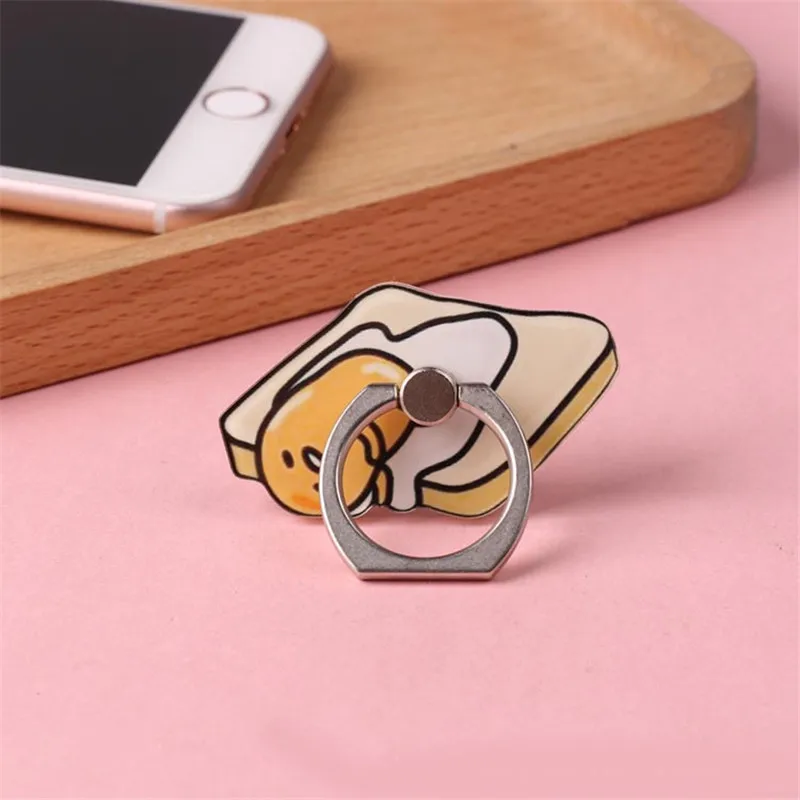 Cartoon egg Finger Ring Mobile Phone Smartphone Stand Holder For iPhone 6 7 8 plus X For Samsung Smart Phone IPAD MP3 Car Mount