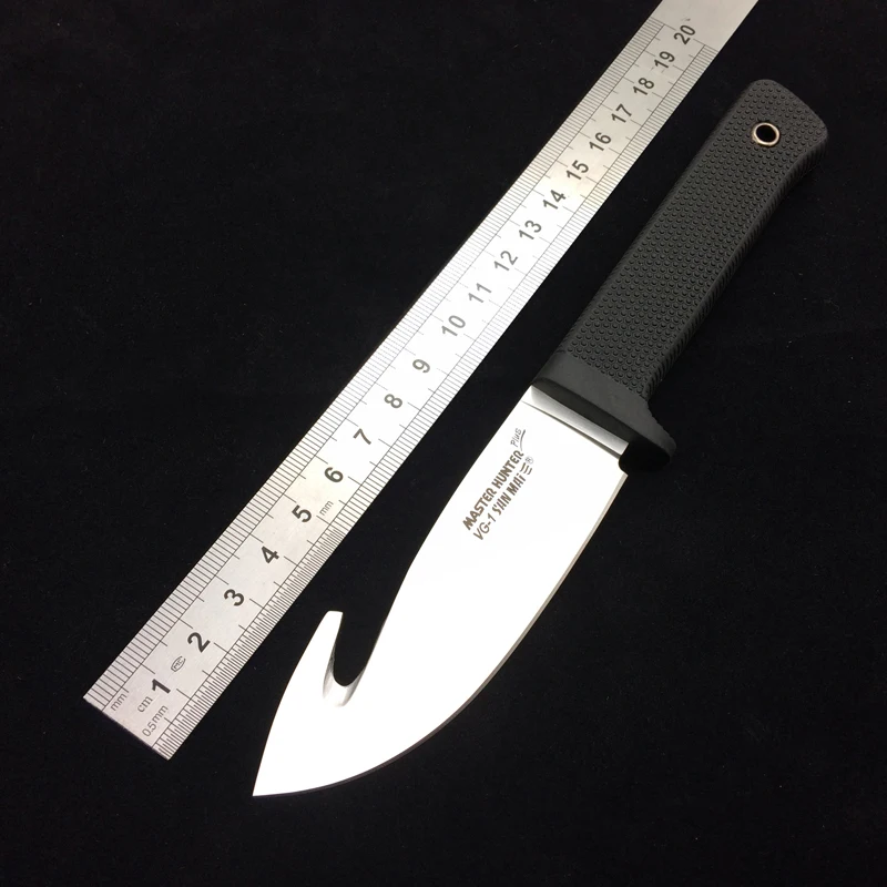 

Cold Steel Master Hunter Hunting Fixed Knives,D2 Blade ABS Handle Sanding Camping Knife.