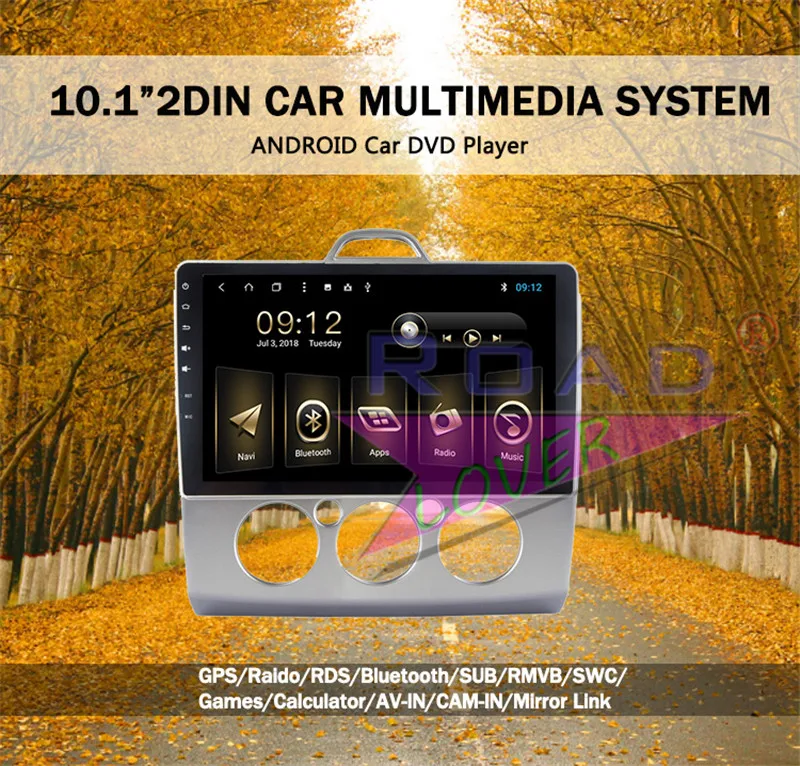 automagnitola 2 din For Ford Focus 2010 2011 Manual
