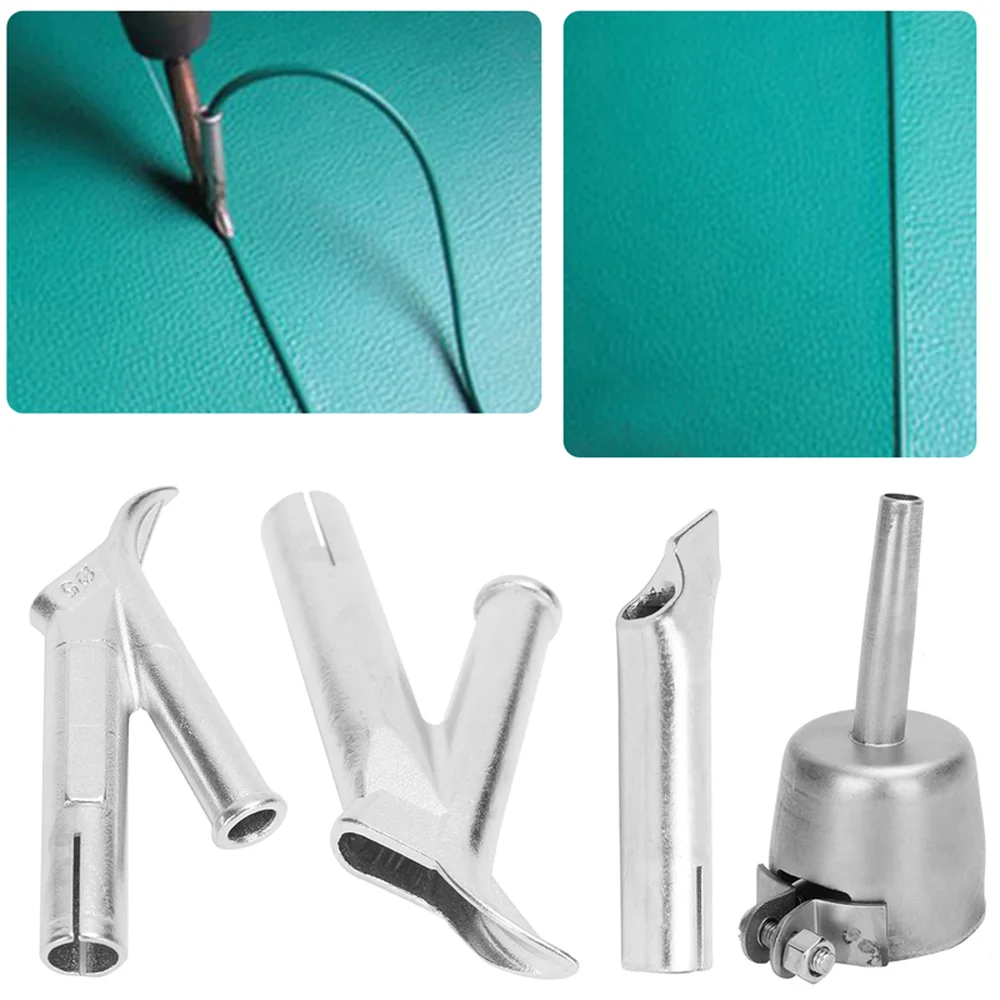 

4Pcs Hot Air Gun Triangle Speed Nozzle 5mm Round Welding Tip Speed Nozzle Tacking Nozzle for Vinyl PVC Plastic Mayitr