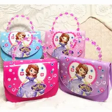 Горячая Распродажа, сумки-мессенджеры принцессы Софии для девочек из искусственной кожи, Детская мультяшная Сумочка, Милая мини-сумка для девочек, сумка через плечо