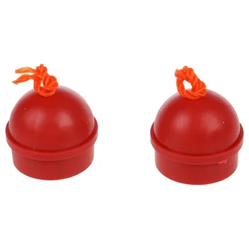 

TOP!-2Pcs Red Rubber Chalk Holder for Billiard Pool Snooker Table Cue Stick Club