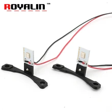 Светодиодный фонарь для автомобиля ROYALIN, DRL, Devil Eyes, мотоцикл, Demon Evil Eyes, 2,5 фары, мини-проектор, объектив H1 w/контроллер выключения, провода DIY