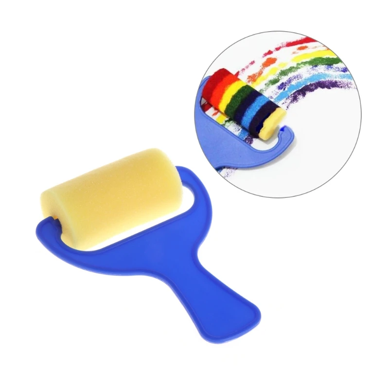 Креативная губка краска ing щетка детская живопись игрушка пена ролик пластик раннего обучения инструмент краски кисти набор для ремесла
