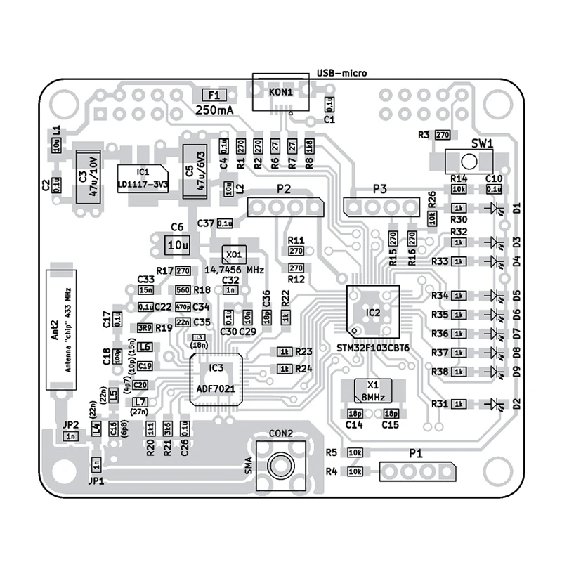 V2.0 Mmdvm модуль точки доступа P25 Dmr Ysf Nxdn+ Raspberry Pi 3B+ 16G Sd+ чехол