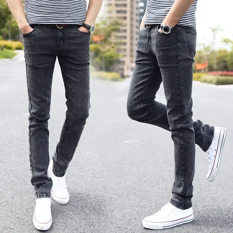 skinny slim straight jeans