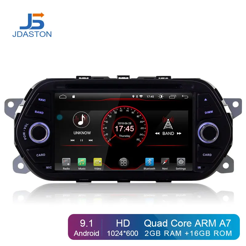 

JDASTON Android 9.1 Car DVD Player For Fiat Bravo 2007 2008 2009 2010 2011 2012 GPS Navigation 2 Din Car Radio Stereo multimedia