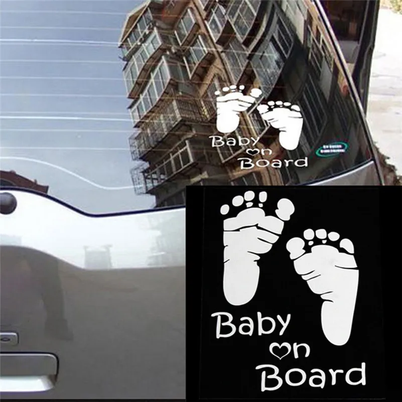 Популярные детские на борту винил автомобиля графика окна автомобиля стикеры наклейки украшения авто виниловый декор для автомобиля Наклейка стикер# F