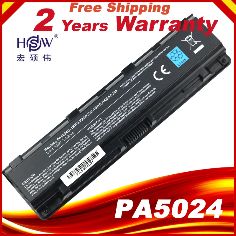 Аккумулятор для ноутбука Toshiba Satellite C800 C850 C870 L800 L830 L850 L855 L870 PA5024U PA5025U PA5024U-1BRS PABAS260 |