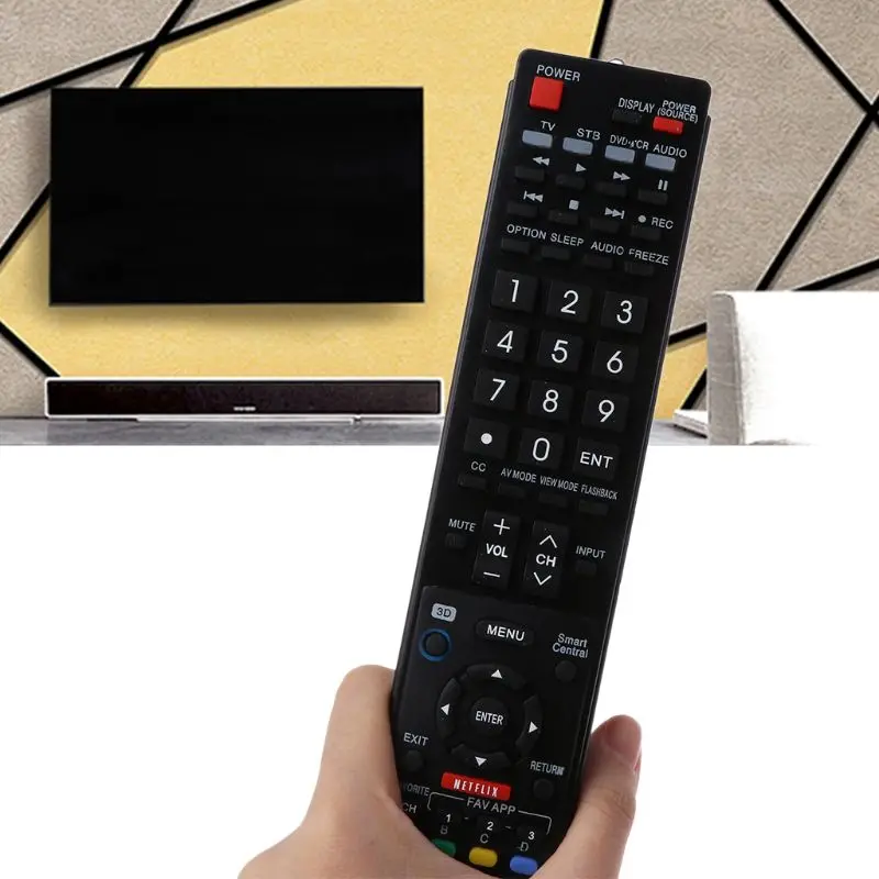 

GB118WJSA Remote Control for Sharp TV GB005WJSA LC70LE745U LC70LE845U LC70LE8470U LC70LE847U LC70UD1U LC70UD1U LC80LE632U