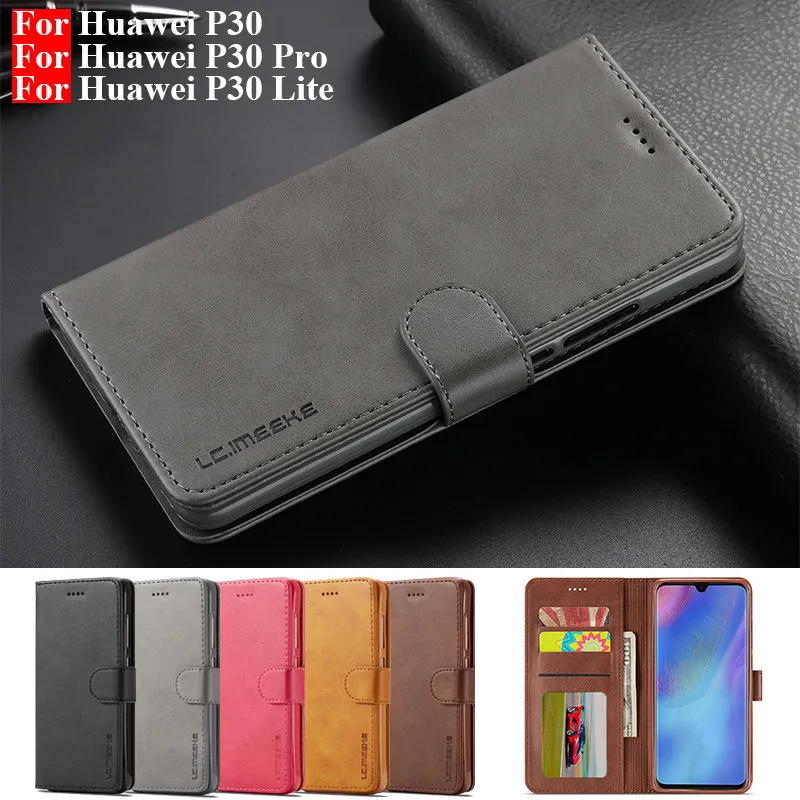 

Huawei P30 Pro Case Leather Vintage Phone Case For Telefoon Hoesje Huawei P30 Pro Case Flip Wallet Case On Huawei P30 Lite Cover