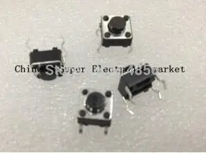

100pcs button Touch switch 6*6*5 keys button DIP 4pin 6*6*5mm Light touch switch DIP4 /OFF Touch 6x6x5