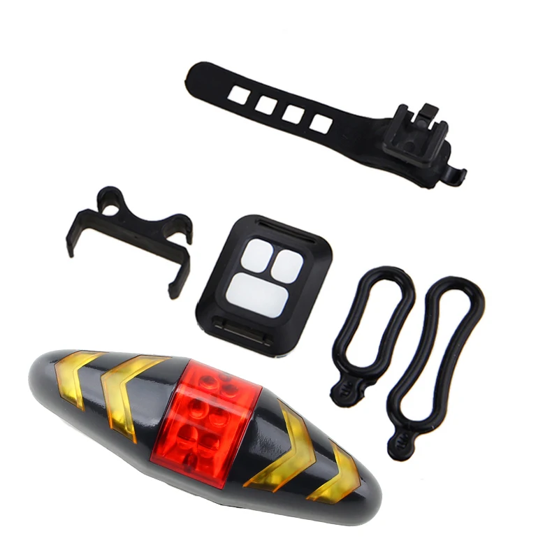 Top Waterproof Safety Bike Light Smart Remote Wireless Cycling Seat Mount Lamp Turn Signal Warning Rear Light 5