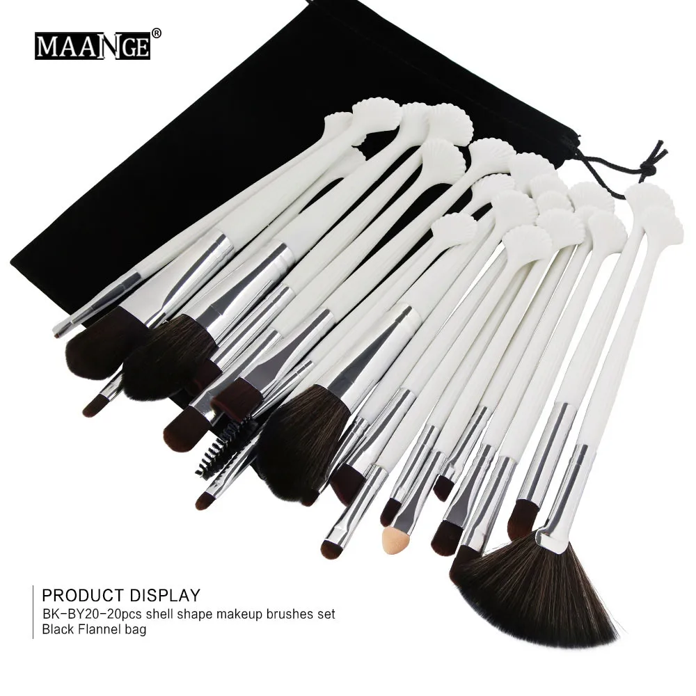 

20pcs makeup brush set eyebrow brushes eyelash comb lip brush portable face makeup brushes