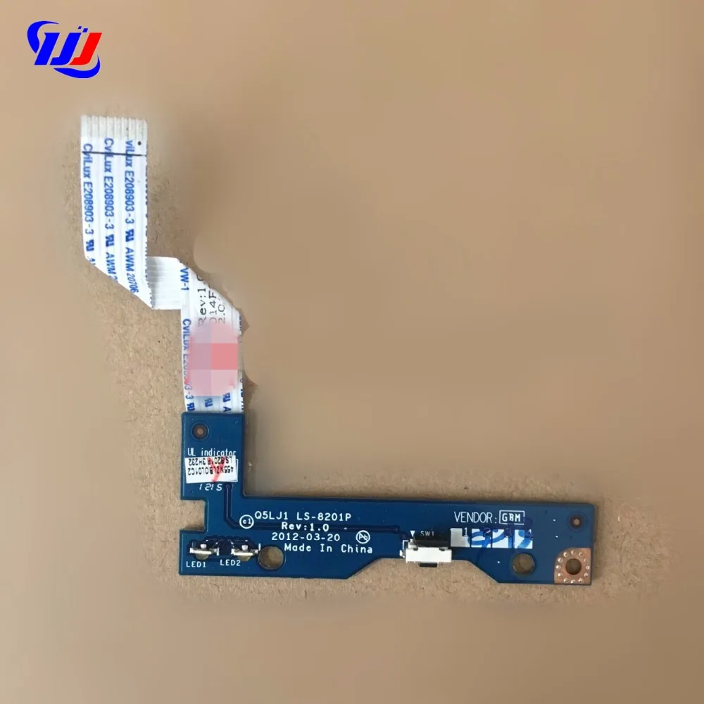 

For A C E R A s p ire M5 M5-581T Power Button Board Power Switch Board LS-8201P
