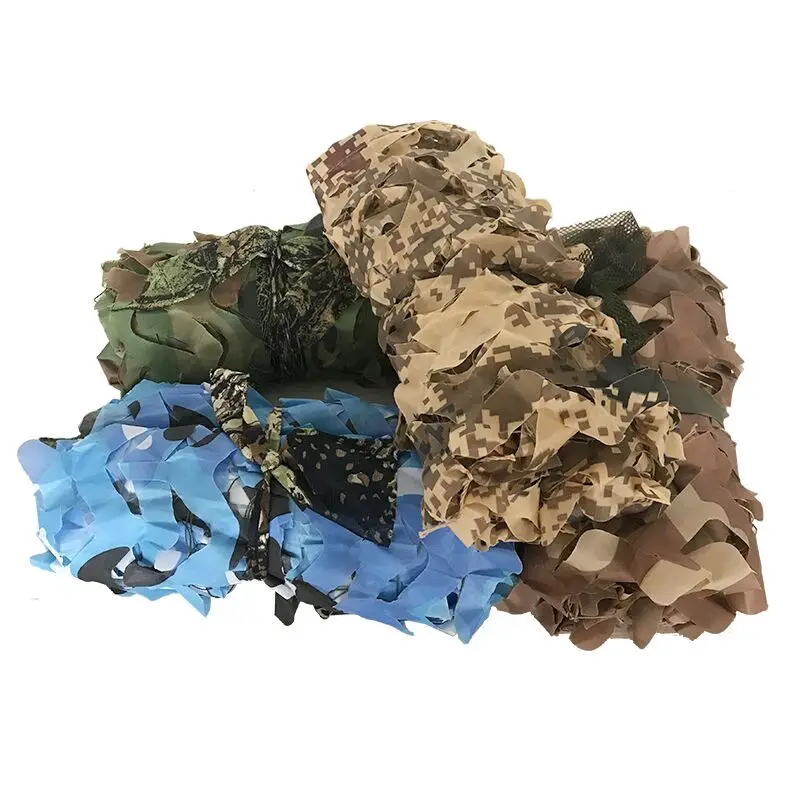 1.5X2 متر الصيد التخييم العسكرية التمويه صافي في الهواء الطلق التصوير الشمس المأوى كامو المعاوضة الديكور يغطي