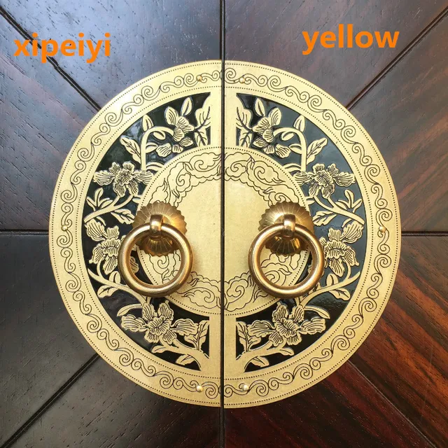 Xipeiyi Chinese Style Brass Vintage Bronze Handle Pulls