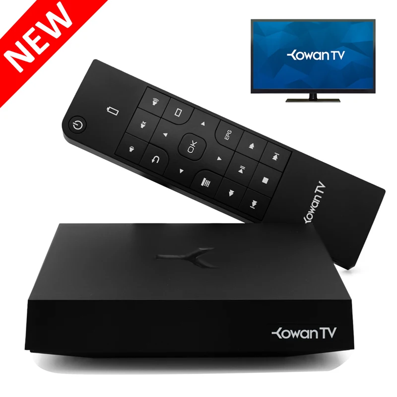 

IPTV TV BOX Linux OS Kowan TV one 2GB/8GB Amlogic S812 Box+1000+ Free Channels Europea America Live TV Channels Support BT 4K*2K