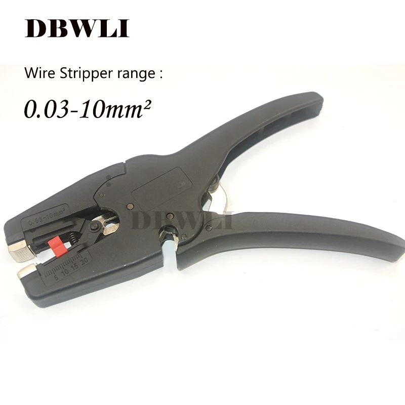 

LB-1 Self-Adjusting insulation pliers Wire Stripper range 0.03-10mm2 stripping Cutter Flat Nose FS-D3