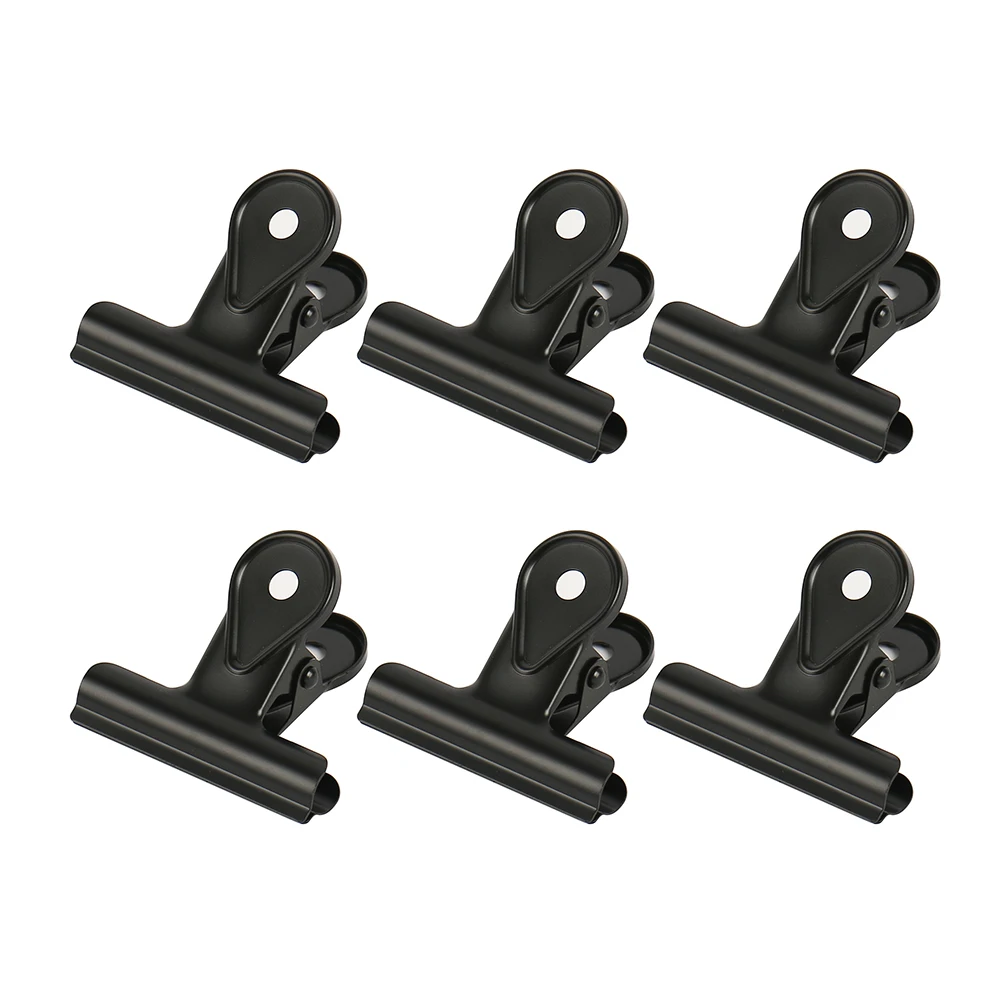 

Paper Metal Bulldog Clip Hinge Clips Clamps for Documents Files Pictures Home Office