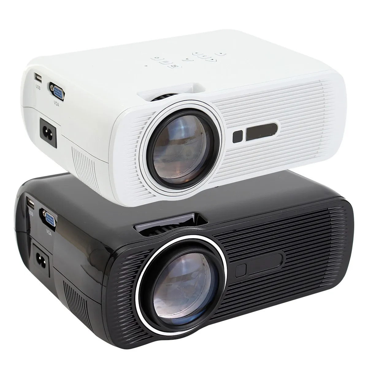 

1200Lumens Projector 800*480 Full HD LED Video Home Cinema Support AV/VGA/USB/SD/HDMI/TV Portable Beamer