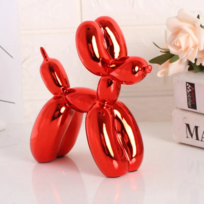 

Hot!!! American Pop Art Resin Craft Balloons Dog Figurine Statue 30/10cm Balloon Dog Home Decoration Accessories L3260