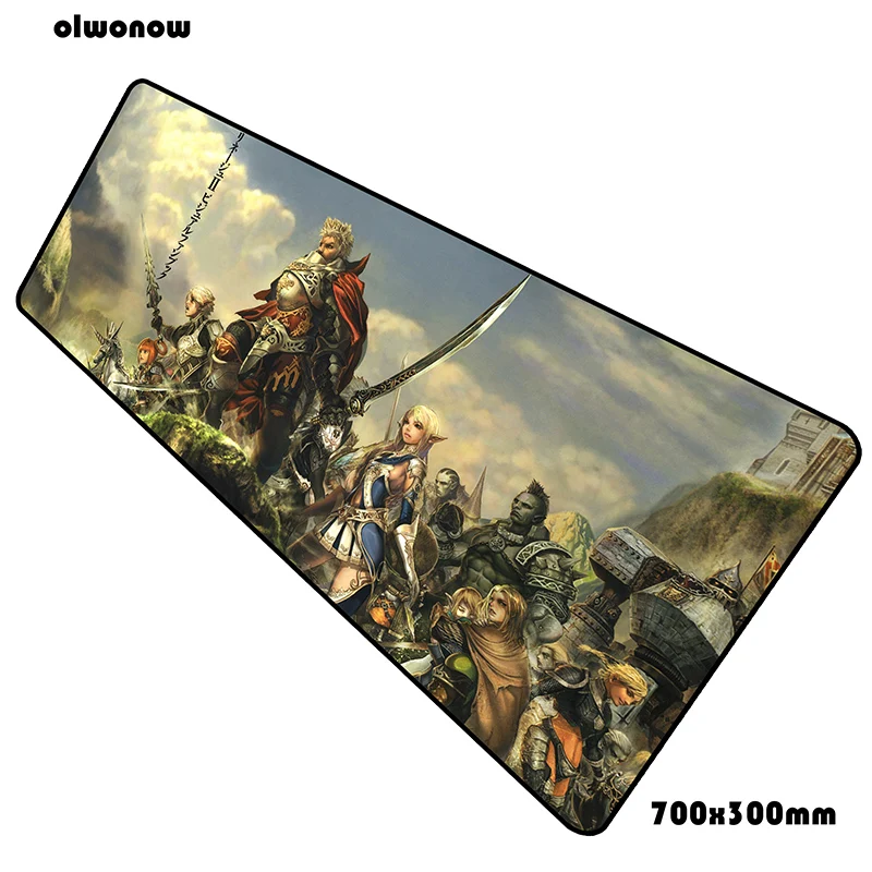 Lineage 2 padmouse 70x30 см игровой коврик для мыши locrkand коврик для мыши геймерский компьютерный стол высококачественный коврик notbook mousemat pc - Цвет: Size 700x300x2mm