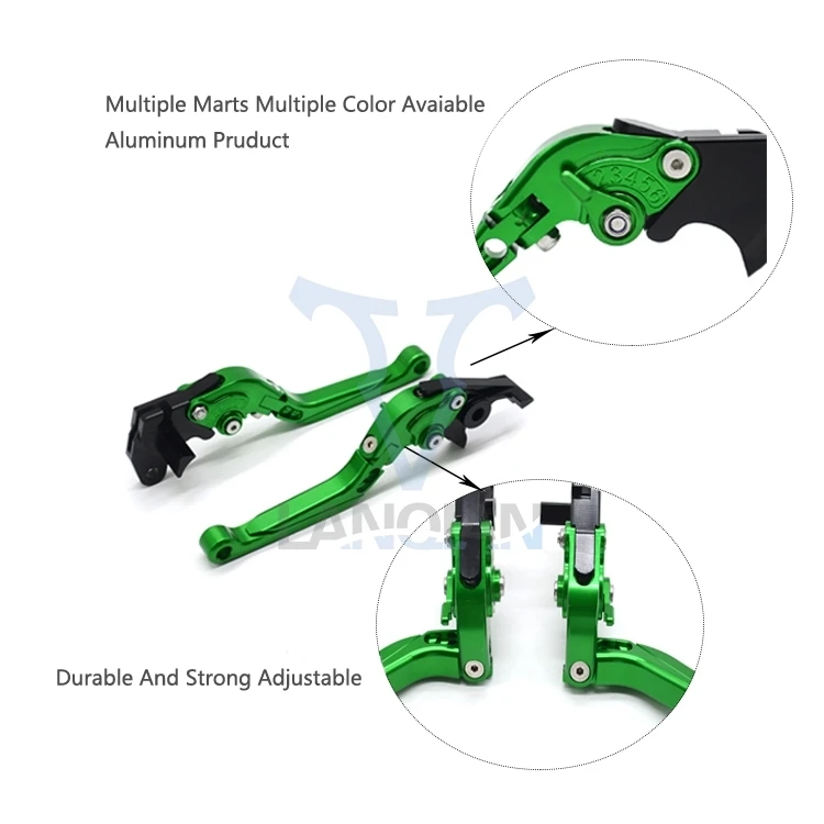 CNC Motorcycle Extendable Handle Brake Clutch Levers For Kawasaki ZX1100 / ZX-11 1990-2001 ZX7R / ZX7RR 1989-2003