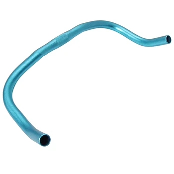 

390 x 25.4 mm Aluminum Alloy Bullhorn Handle Round Type (Blue)