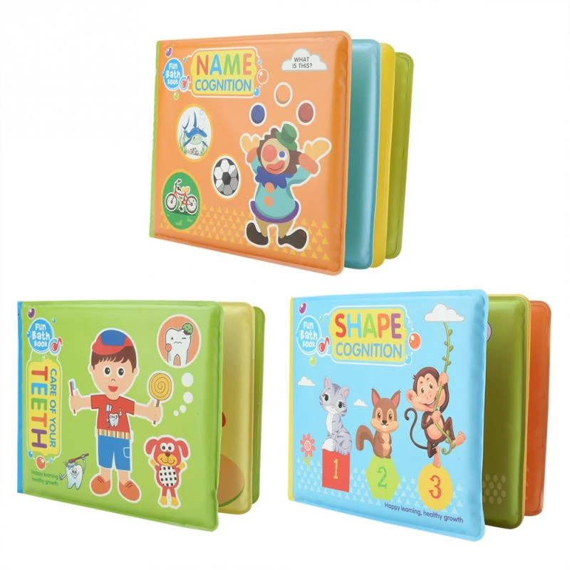 Jouets Pour Le Bain De Bebe Livres Pour Le Bain D Eau Jouets De Salle De Bains Jouets Impermeables Pour Enfants Jouets Educatifs Pour L Apprentissage Precoce Pour Les Enfants En Bas Age