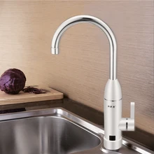 Электрический кухонный водонагреватель кран светодиодный дисплей Горячая и холодная вода мгновенный нагрев смеситель Мгновенный водонагреватель