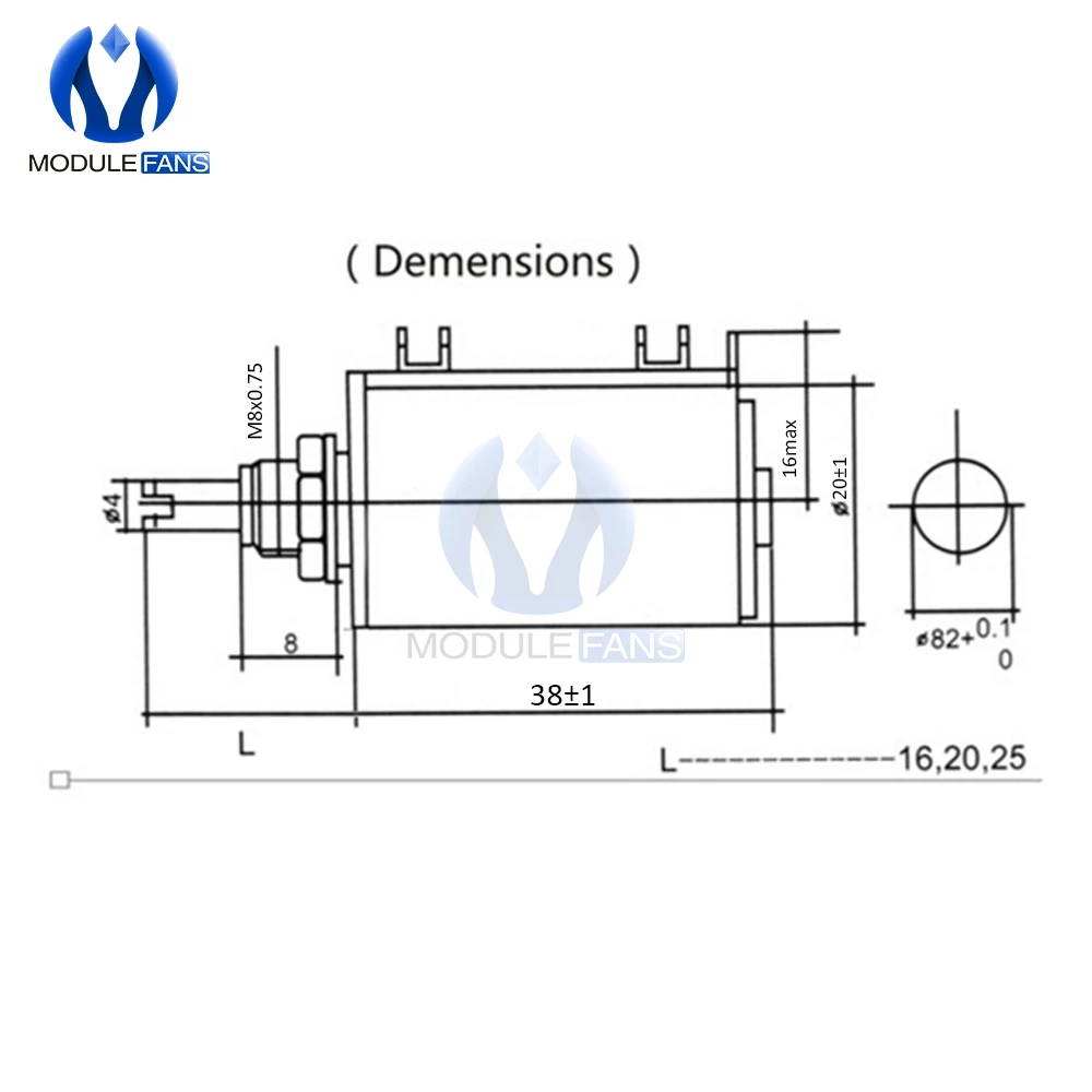 Diymore WXD3-13-2W потенциометр с проволочной обмоткой Сопротивление ом 10 поворотов линейный роторный потенциометр 5%+ 5%-5% электронный Diy