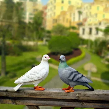 

Outdoor Courtyard Hotel Decoration Creative Resin Crafts Simulation Animal Sculpture Pigeon