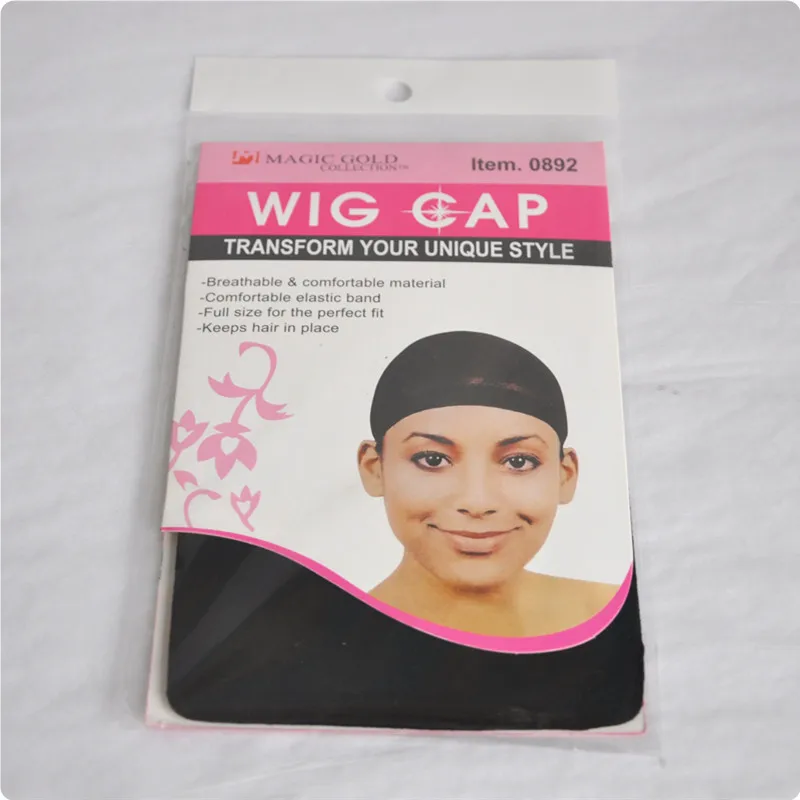 Wig Cap Hairnet 2pcs/bag Woman Unisex Elastic Wig Caps Glueless Hair Net Wig Liner Snood Nylon Stretch Mesh