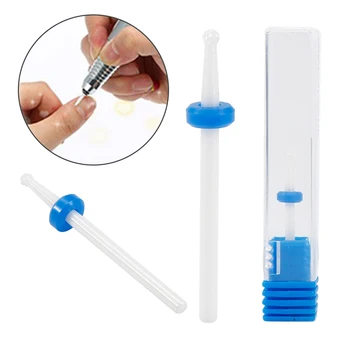 

Pro 1Pcs Universal teeth M 2.35mm Ceramic Round grinding head Nail Drill Bits Callus Remove Manicure Pedicure Accessories