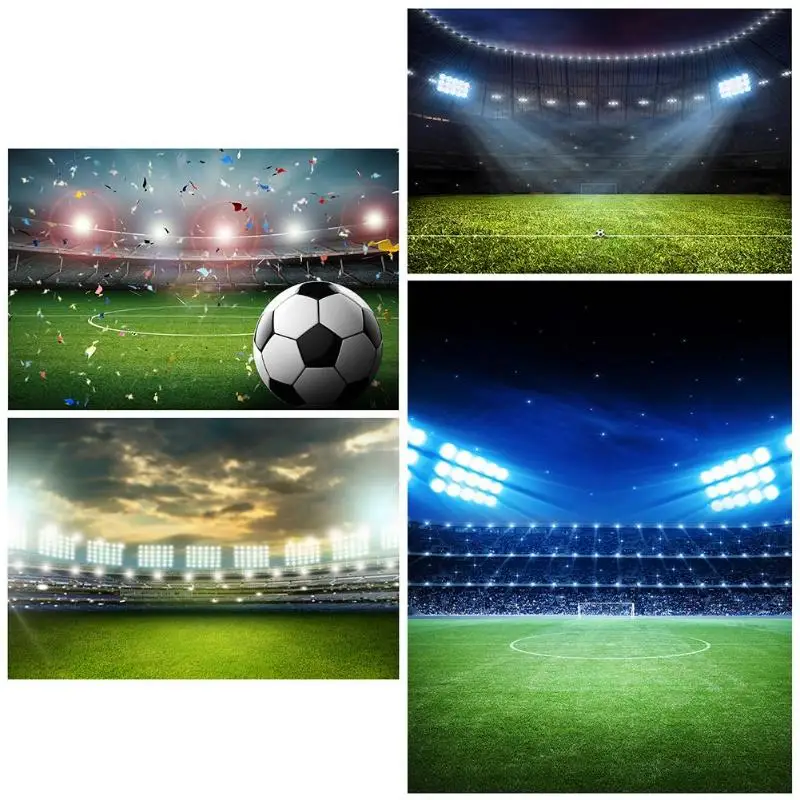 

Football Them Digital Photography Background Cloth Studio Backdrops Photo Props Party Home Decoration Art Sticker 4 Style