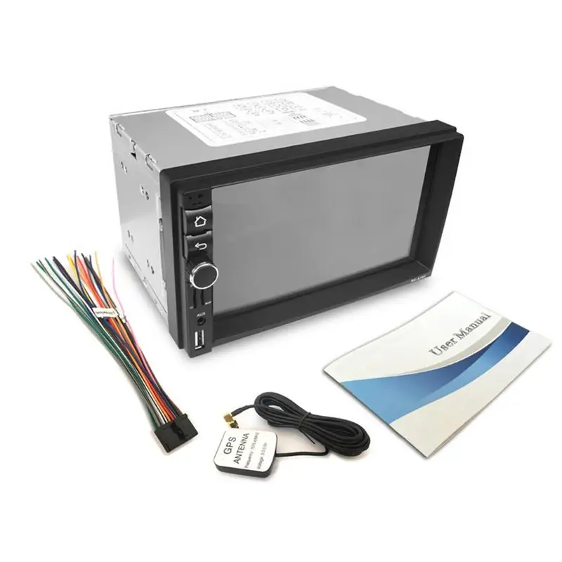 

7 Inch Android 5.1 Car Radio Media MP5 Player Dual-core Bluetooth A2DP Touch Screen GPS Stereo Audio MP3 MP4 Player 3G/FM/AM/USB