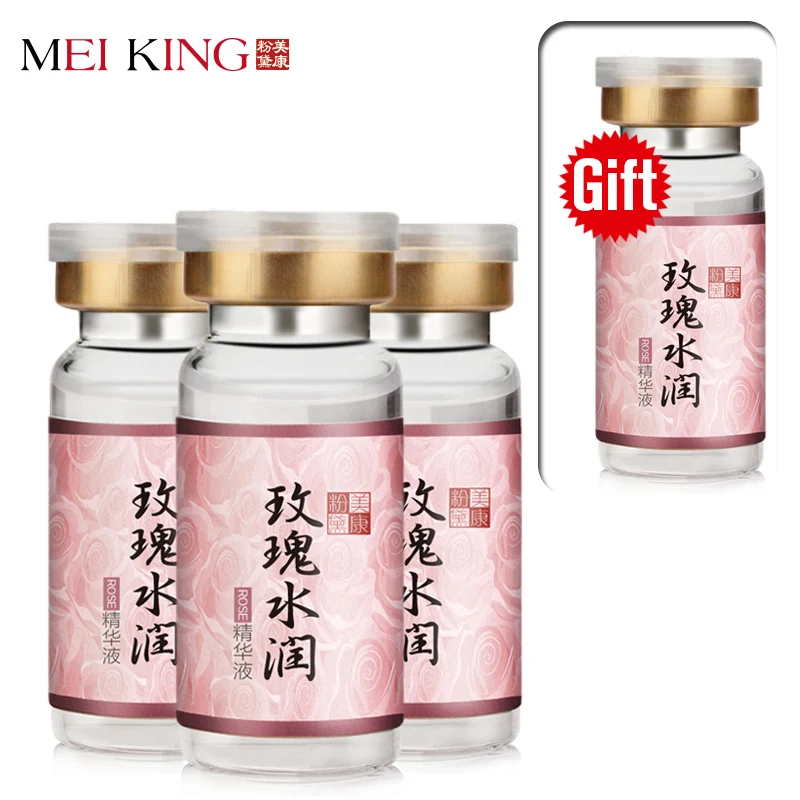 

High Quality Rose 100% Pure Plant Extract Face Serum Liquid Whitening Blemish Serum Essence Repair Cream Moisturizer Skin Care