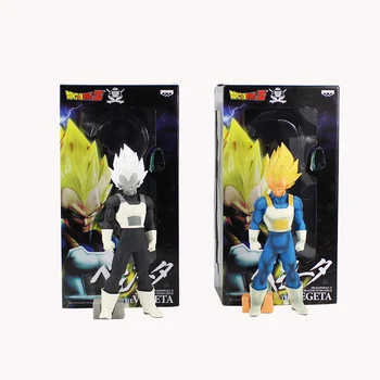 

2Style 32cm Anime Dragon Ball Z VEGRTA Super Saiyan Vegeta Black White Gold PVC Action Figure Model Collection Toys Gifts