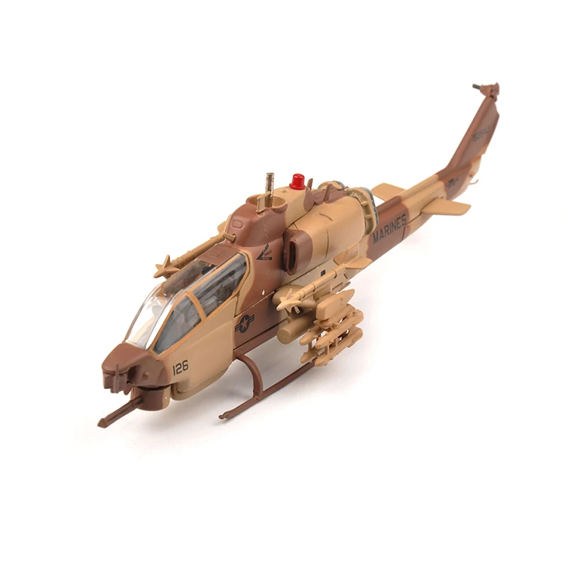  1:72 MARINES AH-1W Super Cobra Armed Helicopter Aircraft model IXO Collectable Helicopter Toy Model