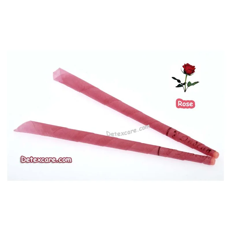 

51 pairs/lot indian aromatherapy natural ear candles, rose, trumpet, top quality with CE certificate,+protective discs
