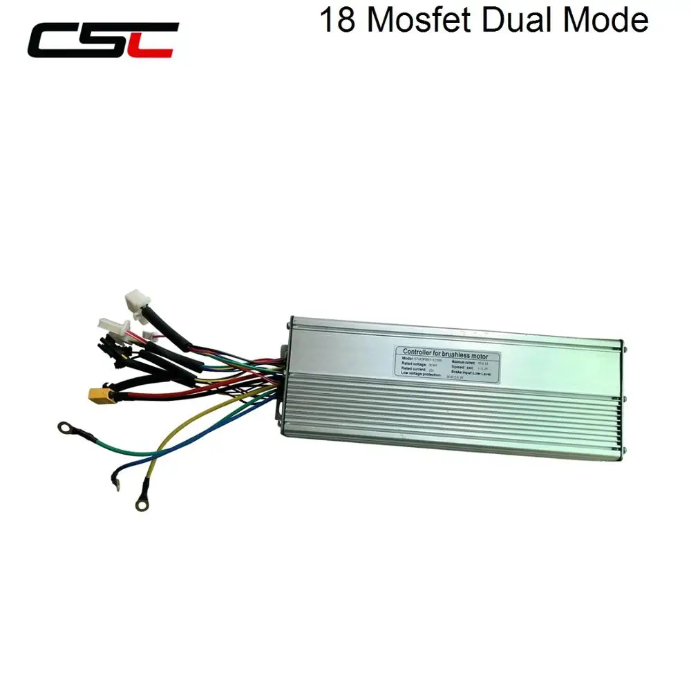 Cheap ebike Controller 6 9 12 18 Mosfet 36V 48v e Bike Controller Sine Wave/ Dual Mode Brushless KT Electric Controller 3