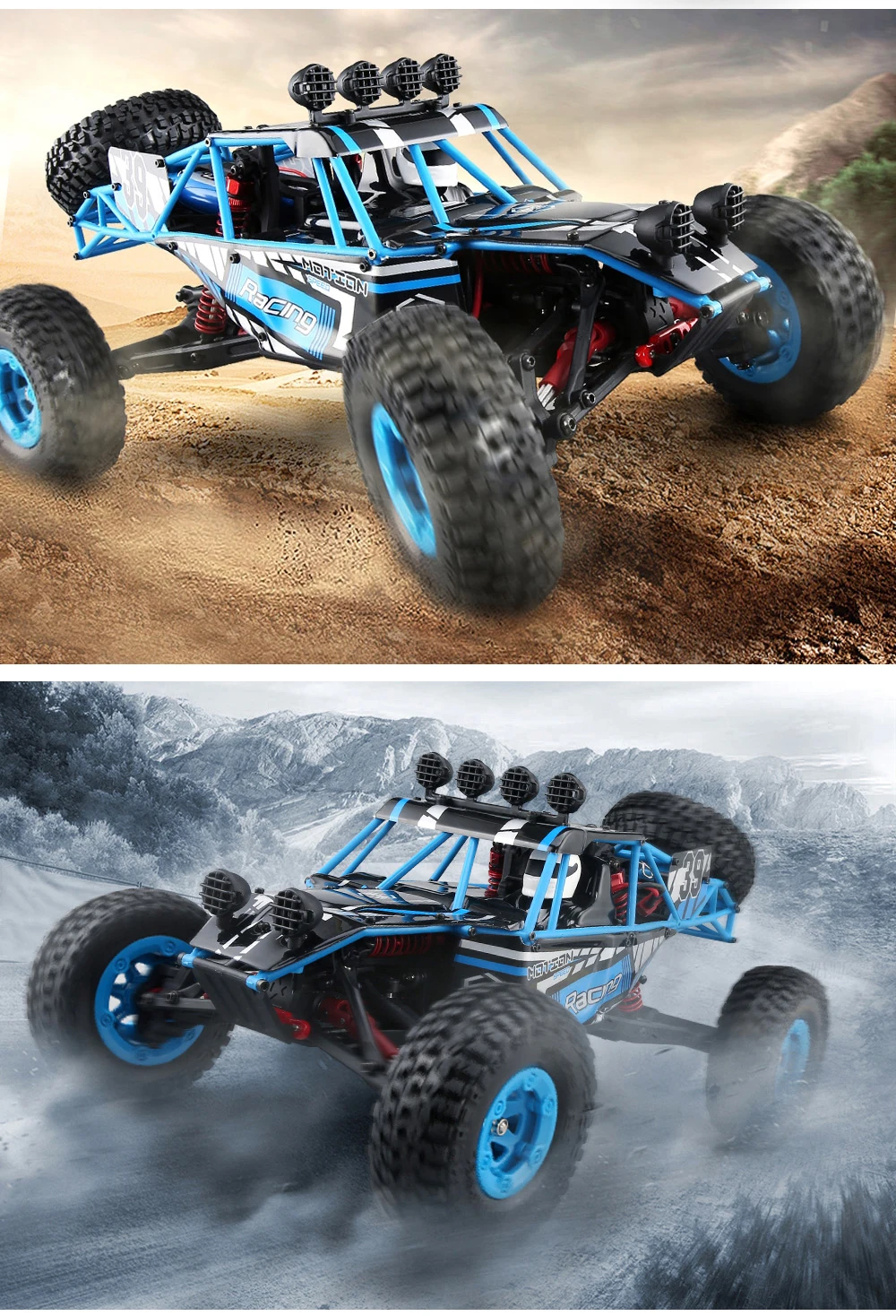 JJRC Q39 1:12 4WD RC пустынный грузовик RTR 35 км/ч+ быстрая скорость 1 кг сервопривод с высоким крутящим моментом 7,4 В 1500 мАч LiPo аккумулятор F22485