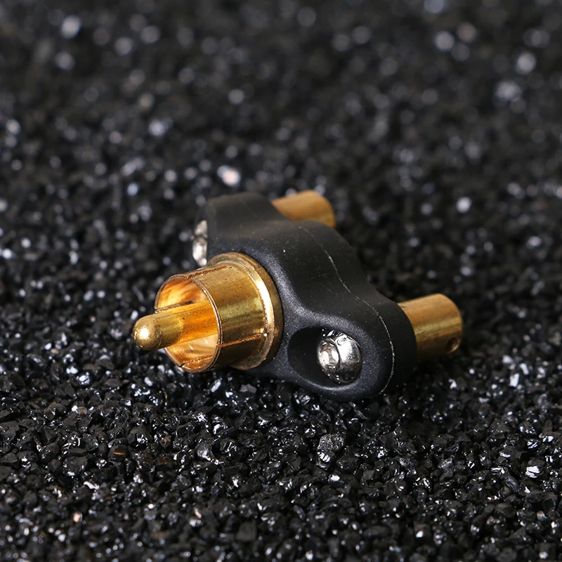 QINK мини-адаптер от RCA Jack к зажиму шнура соединитель для татуировки пулемет 2 шт