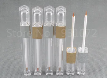 

2018 New 500pcs Creative gold silver bottle eyelash growth liquid empty tube