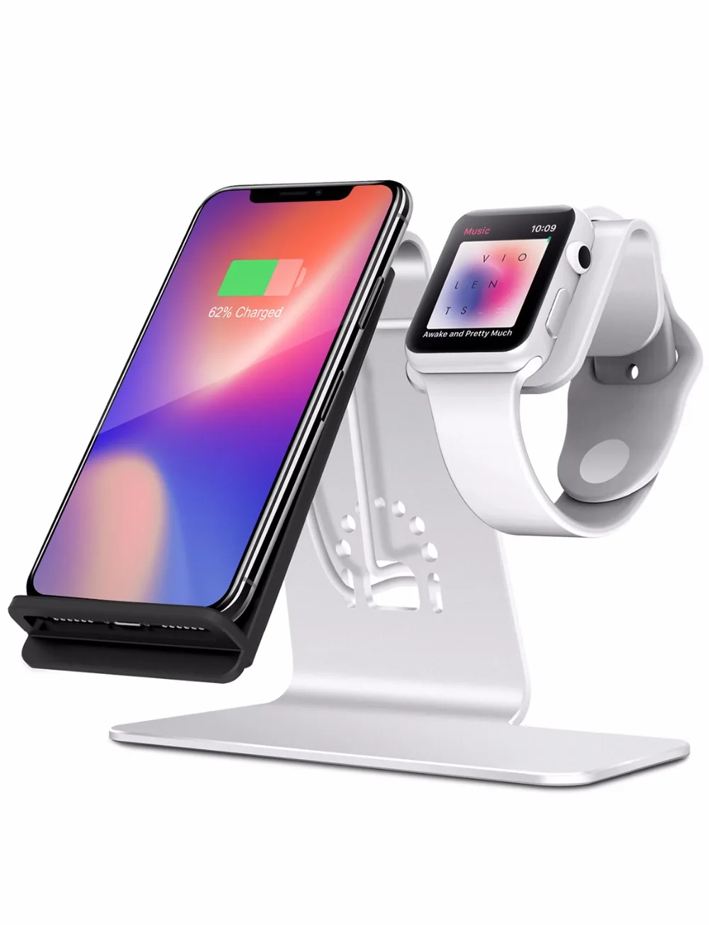 Bestand 2 in 1 For IPhone Wireless Charging Stand & For