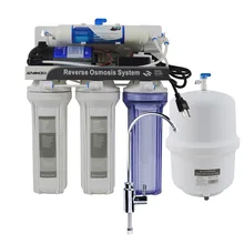 Высокая эффективность 50GPD система фильтрации питьевой воды обратного осмоса под раковиной/110-120 V источник питания